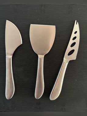 Stainless Steel Cheese Knife Set - 3 Piece